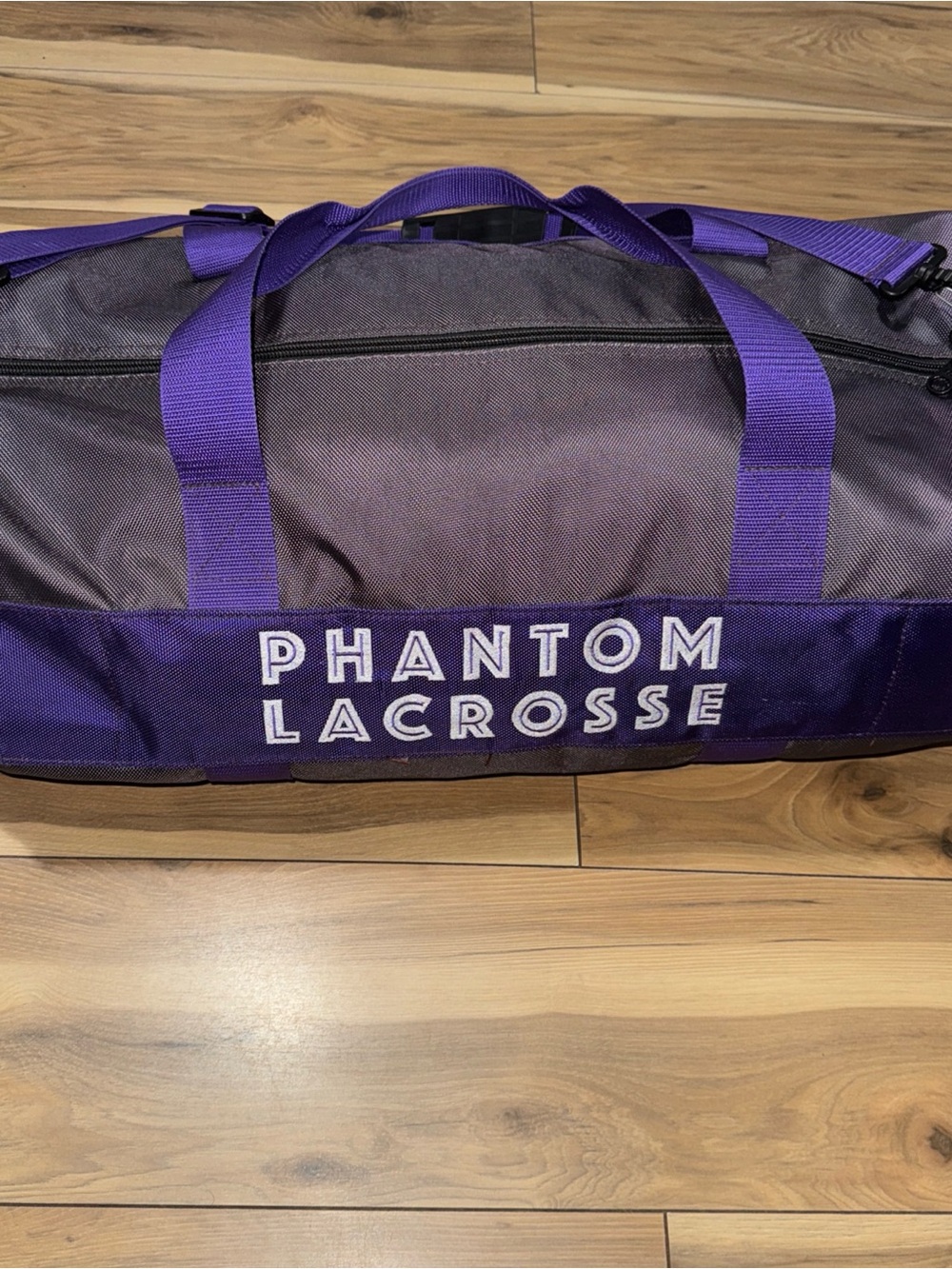 O’Neil Custom Bags Phantom Lacrosse Duffle Bag 28” Purple Black Skull Y2K